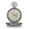 Polished Silver Locomotive Hunter Pocket Watch AU image 2