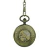 Brass Greek Symbol Half Hunter Pocket Watch AU image 3