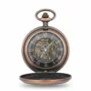 Bronze Greek Symbol Half Hunter Pocket Watch AU image 2
