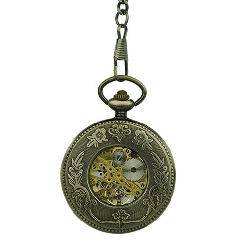 Brass Dial Half Hunter Fob Watch AU image 4 Brass Dial Half Hunter Fob Watch AU image 4