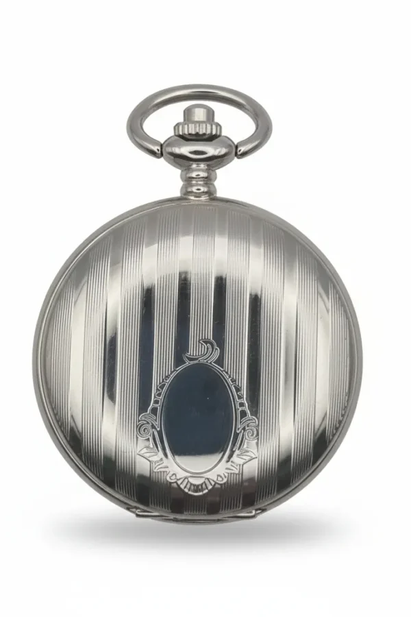 Silver Victorian Double Hunter Fob Watch AU image 1