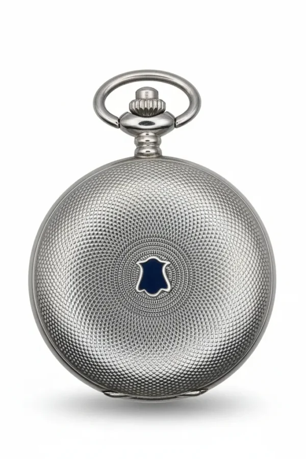 Silver Victorian Double Hunter Fob Watch AU image 6