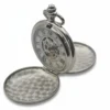 Silver Victorian Double Hunter Fob Watch AU image 4