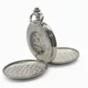 Silver Victorian Double Hunter Fob Watch AU image 5