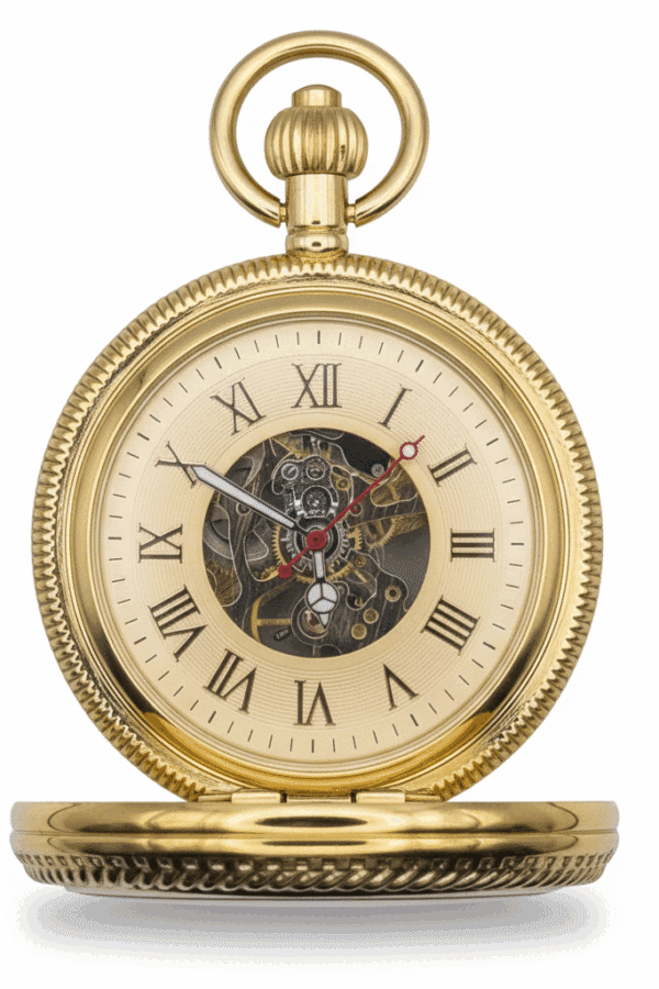 Gold Rope Hunter Fob Watch | FOB & Co AU image 2 Gold Rope Hunter Fob Watch | FOB & Co AU image 2