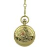 Gold Engraved Fleurs Pocket Watch AU image 1