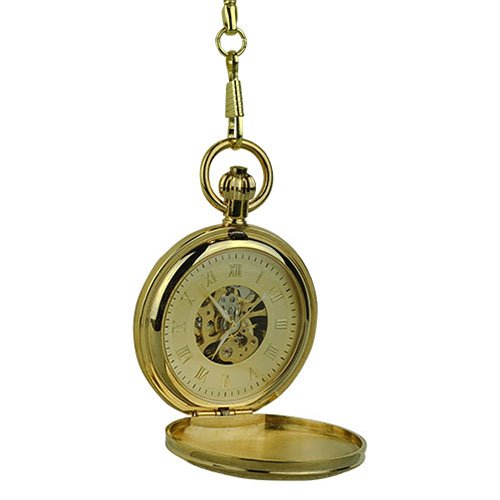 Gold Engraved Fleurs Pocket Watch AU image 2 Gold Engraved Fleurs Pocket Watch AU image 2