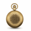 Gold Greek Emblems Fob Watch AU image 1