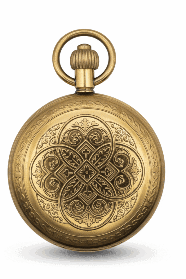 Gold Greek Emblems Fob Watch AU image 1 Gold Greek Emblems Fob Watch AU image 1