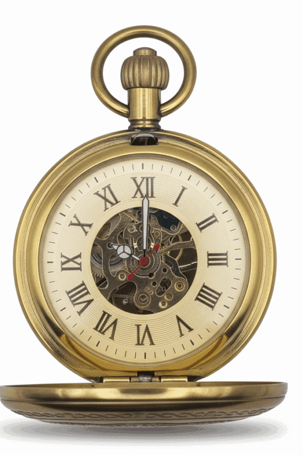 Gold Greek Emblems Fob Watch AU image 2 Gold Greek Emblems Fob Watch AU image 2