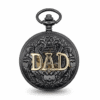 Black and Gold Dad Hunter Pocket Watch AU image 1