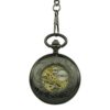 Black and Gold Hunter Pocket Watch AU image 4