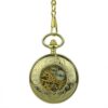 Gold Victorian Flourish Half Hunter Pocket Watch AU image 3