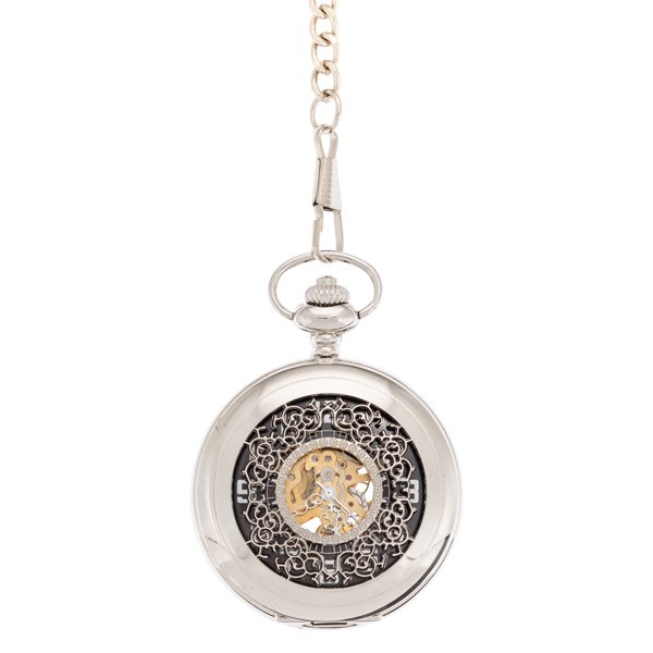 Silver Ringlet Half Hunter Pocket Watch