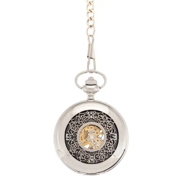 Silver Ringlet Half Hunter Pocket Watch