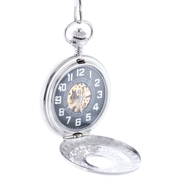 Silver Ringlet Half Hunter Pocket Watch AU image 4 Silver Ringlet Half Hunter Pocket Watch AU image 4