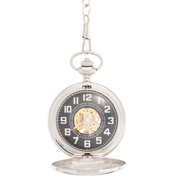 Silver Ringlet Half Hunter Pocket Watch AU image 2 Silver Ringlet Half Hunter Pocket Watch AU image 2