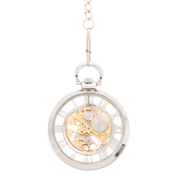 Silver See-through Pocket Watch AU image 3 Silver See-through Pocket Watch AU image 3