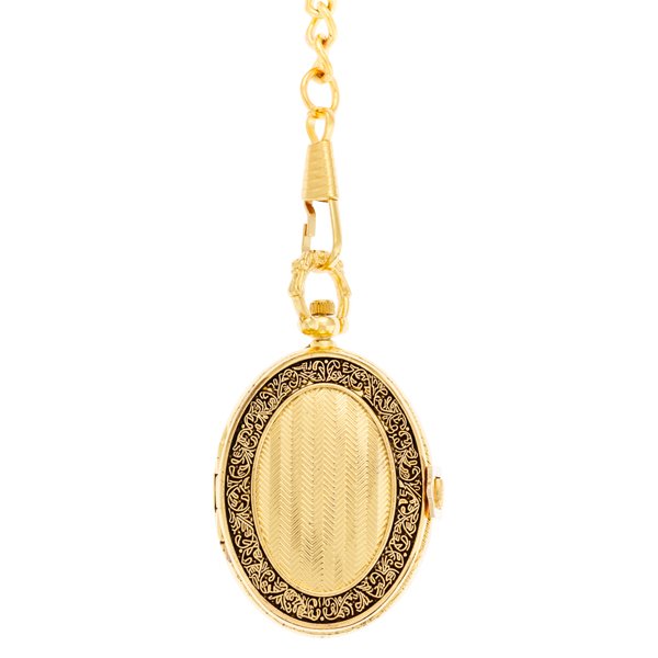 Gold Oval Hunter Pocket Watch AU image 4 Gold Oval Hunter Pocket Watch AU image 4