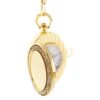 Gold Oval Hunter Pocket Watch AU image 2
