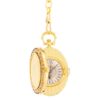 Gold Oval Hunter Pocket Watch AU image 1