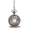 Dark Metal Multi-patterned Half Hunter Pocket Watch AU image 2