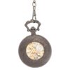 Dark Metal Ribcage Half Hunter Pocket Watch AU image 3