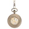Oval Centre Flower Half Hunter Pocket Watch AU image 3