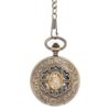 Oval Centre Flower Half Hunter Pocket Watch AU image 1