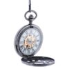 Big Black Numbers Half Hunter Pocket Watch AU image 4