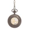 Black Daisy With Triangles Half Hunter Pocket Watch AU image 3
