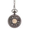 Black Daisy With Triangles Half Hunter Pocket Watch AU image 1