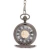 Black Daisy With Triangles Half Hunter Pocket Watch AU image 2