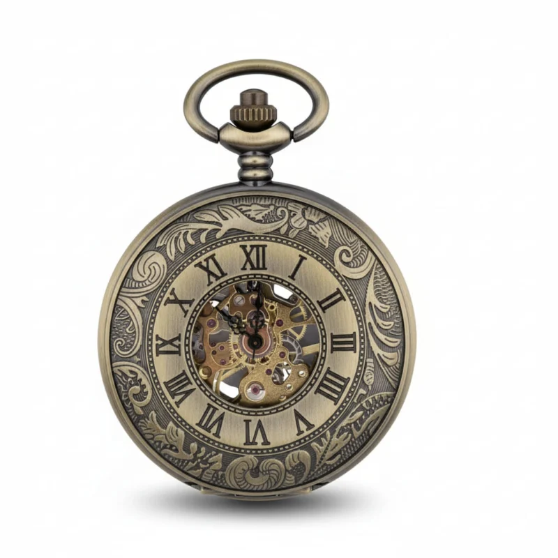 Leaves Of Change Half Hunter Pocket Watch