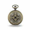 Brass Dagger Points Half Hunter Pocket Watch AU image 1