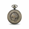 Brass Dagger Points Half Hunter Pocket Watch AU image 4