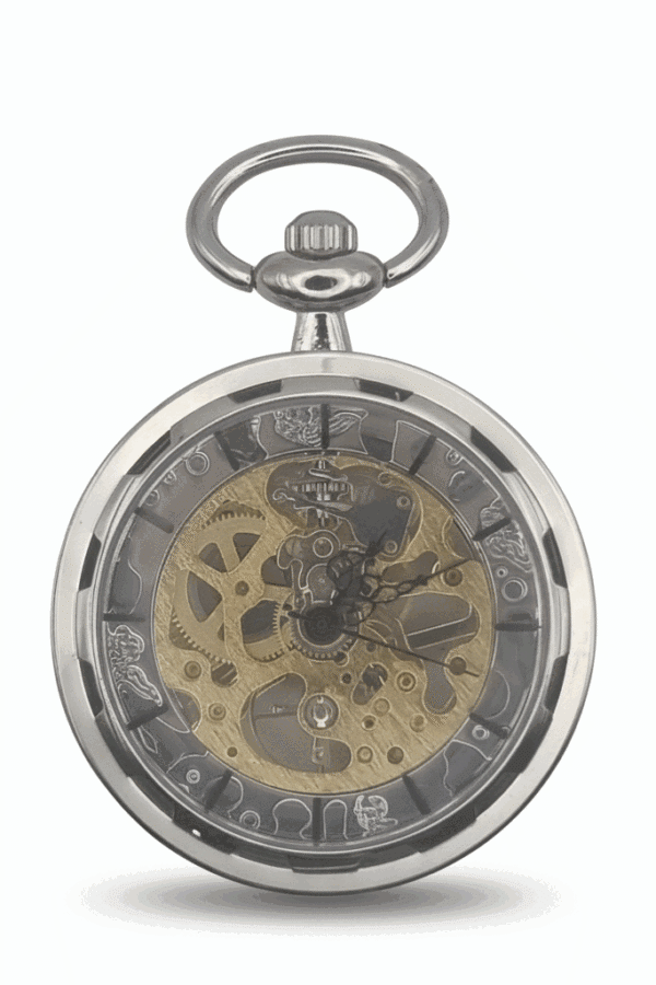 The Silver Tire Pocket Watch AU image 1 The Silver Tire Pocket Watch AU image 1
