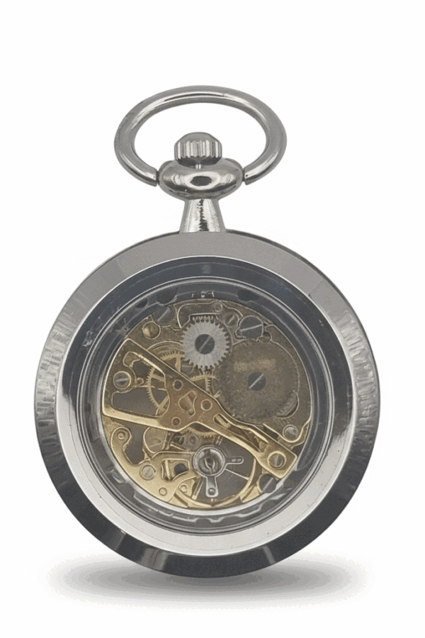 The Silver Tire Pocket Watch AU image 3 The Silver Tire Pocket Watch AU image 3