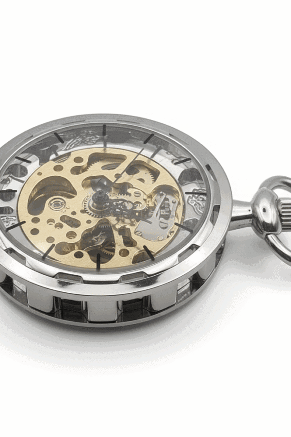 The Silver Tire Pocket Watch AU image 2 The Silver Tire Pocket Watch AU image 2