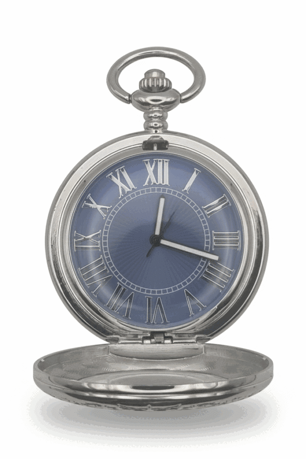 Black Faced Half Hunter Pocket Watch AU image 2 Black Faced Half Hunter Pocket Watch AU image 2