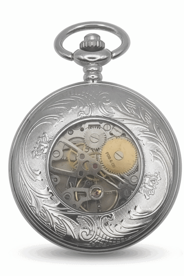 Black Faced Half Hunter Pocket Watch AU image 4 Black Faced Half Hunter Pocket Watch AU image 4
