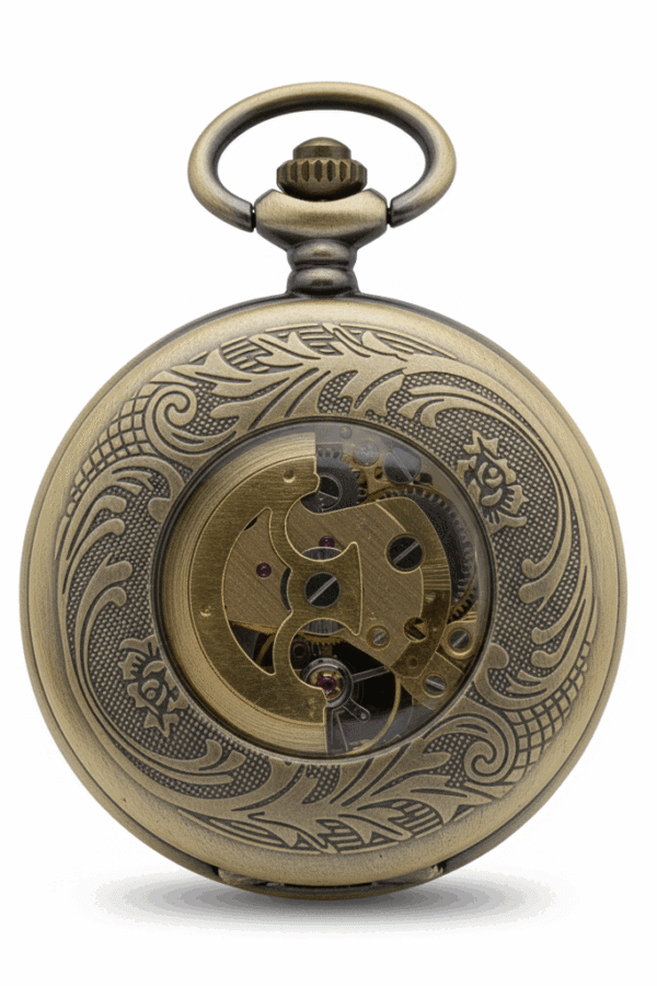 Brass Hunter Pocket Watch | FOB & Co AU image 4 Brass Hunter Pocket Watch | FOB & Co AU image 4