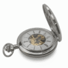 Silver Ringlets All Over Half Hunter Pocket Watch AU image 3
