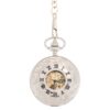 Silver And Black Half Hunter Pocket Watch AU image 1