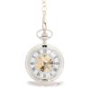 Silver And Black Half Hunter Pocket Watch AU image 2