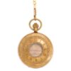 Classic Antique Finish Gold Half Hunter Pocket Watch AU image 3