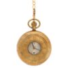 Classic Antique Finish Gold Half Hunter Pocket Watch AU image 1