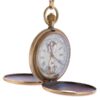 Classic Antique Finish Gold Half Hunter Pocket Watch AU image 4