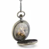 Brass Doughnut Half Hunter Pocket Watch AU image 3