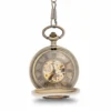 Brass Doughnut Half Hunter Pocket Watch AU image 2